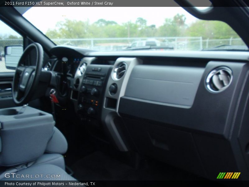 Oxford White / Steel Gray 2011 Ford F150 XLT SuperCrew