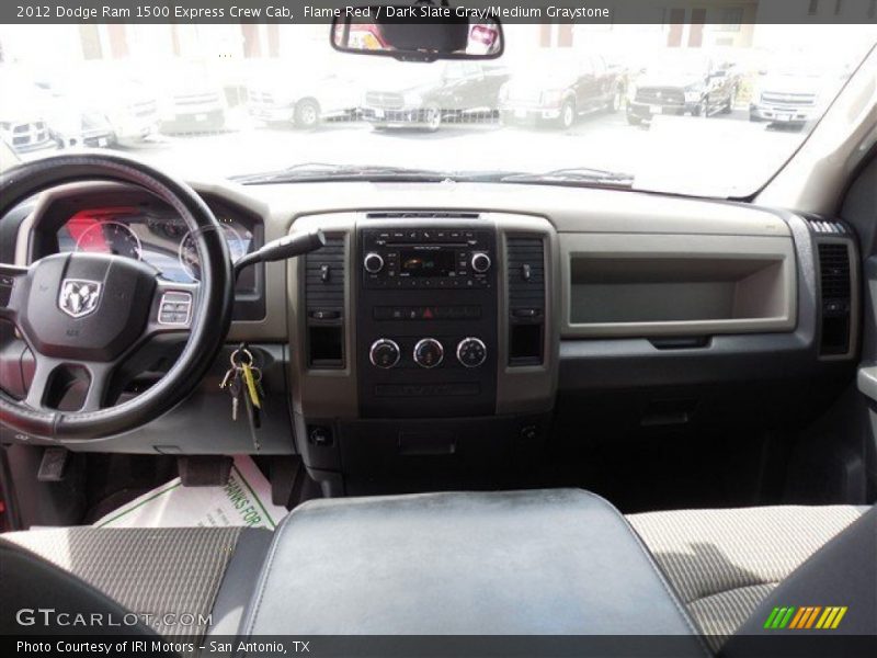 Flame Red / Dark Slate Gray/Medium Graystone 2012 Dodge Ram 1500 Express Crew Cab
