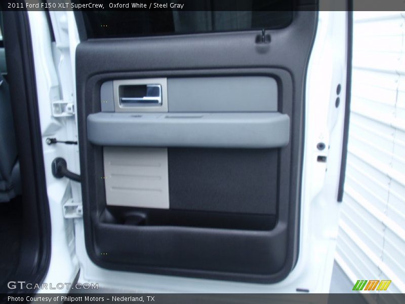Oxford White / Steel Gray 2011 Ford F150 XLT SuperCrew