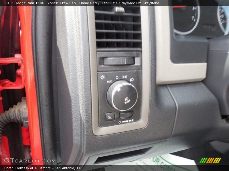 Flame Red / Dark Slate Gray/Medium Graystone 2012 Dodge Ram 1500 Express Crew Cab
