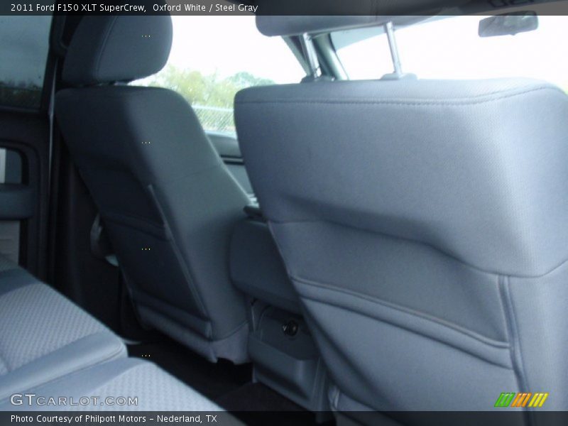 Oxford White / Steel Gray 2011 Ford F150 XLT SuperCrew