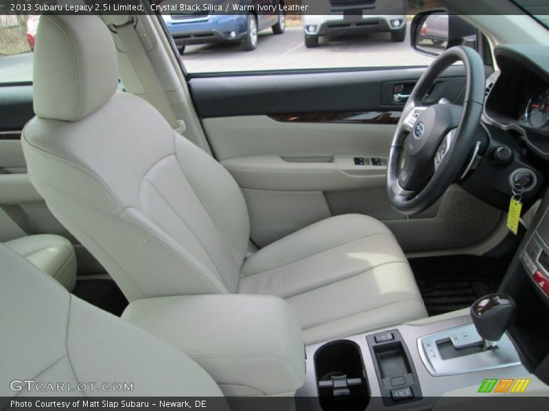 Crystal Black Silica / Warm Ivory Leather 2013 Subaru Legacy 2.5i Limited