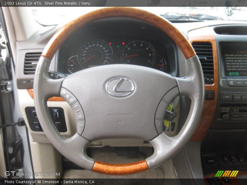 Silver Pine Metallic / Ivory 2003 Lexus GX 470