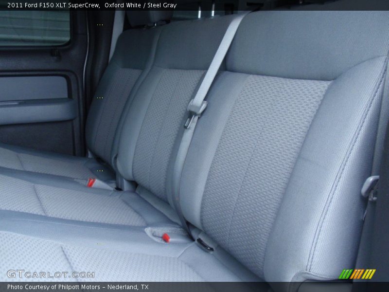Oxford White / Steel Gray 2011 Ford F150 XLT SuperCrew
