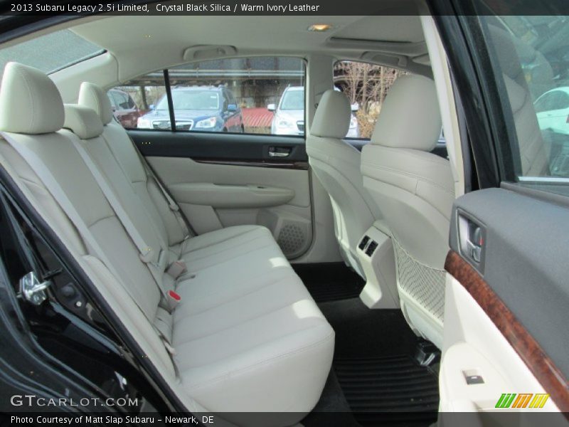 Crystal Black Silica / Warm Ivory Leather 2013 Subaru Legacy 2.5i Limited