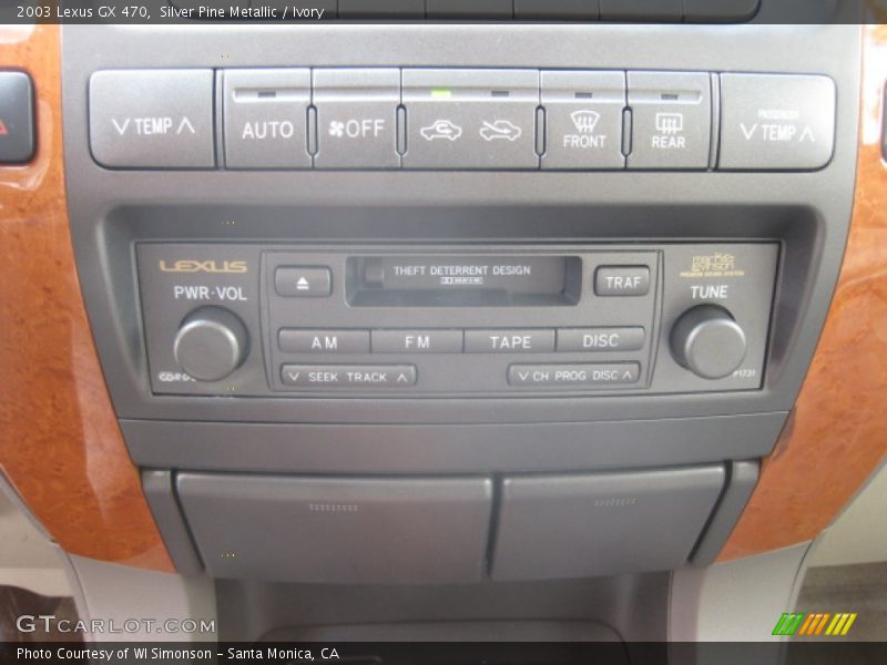 Silver Pine Metallic / Ivory 2003 Lexus GX 470