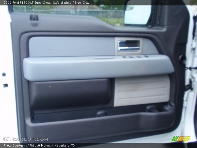 Oxford White / Steel Gray 2011 Ford F150 XLT SuperCrew