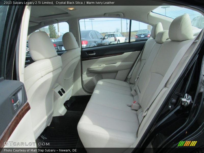 Crystal Black Silica / Warm Ivory Leather 2013 Subaru Legacy 2.5i Limited