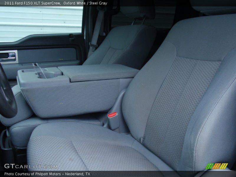 Oxford White / Steel Gray 2011 Ford F150 XLT SuperCrew