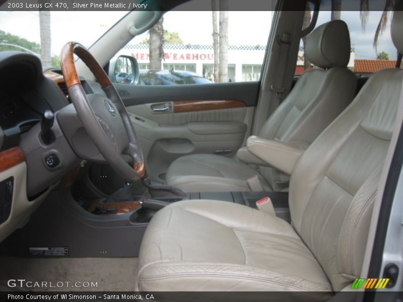 Silver Pine Metallic / Ivory 2003 Lexus GX 470