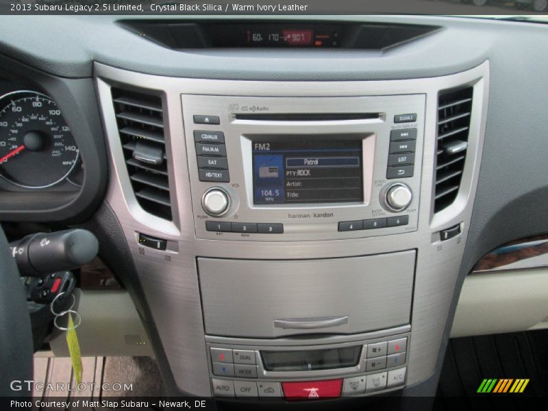 Crystal Black Silica / Warm Ivory Leather 2013 Subaru Legacy 2.5i Limited