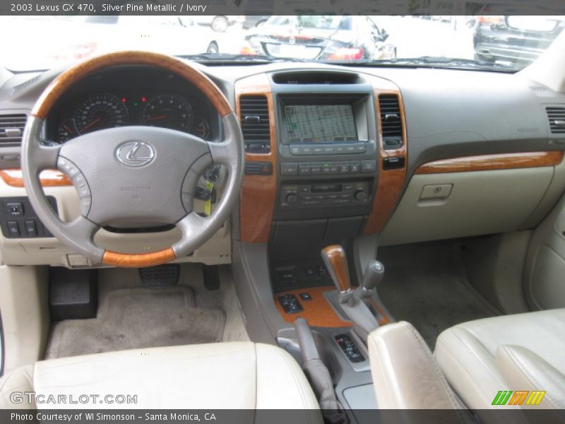 Silver Pine Metallic / Ivory 2003 Lexus GX 470