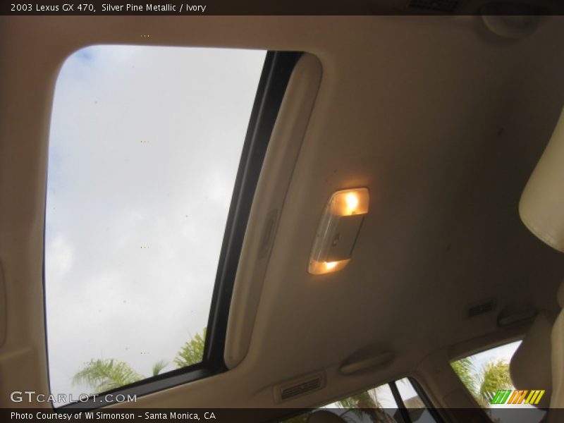Silver Pine Metallic / Ivory 2003 Lexus GX 470