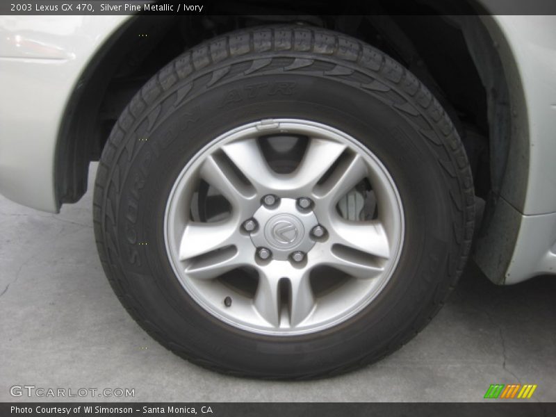 Silver Pine Metallic / Ivory 2003 Lexus GX 470