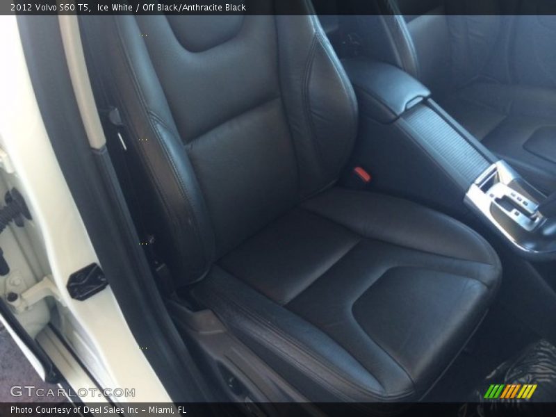 Ice White / Off Black/Anthracite Black 2012 Volvo S60 T5
