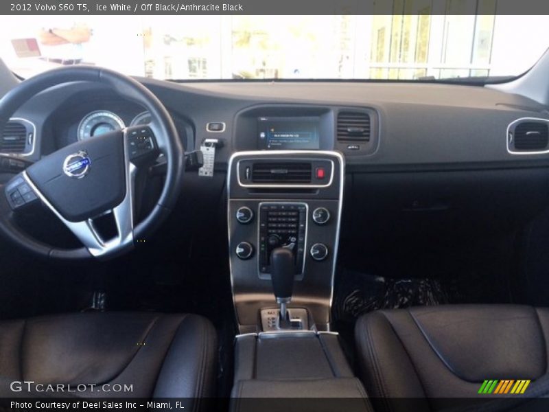 Ice White / Off Black/Anthracite Black 2012 Volvo S60 T5