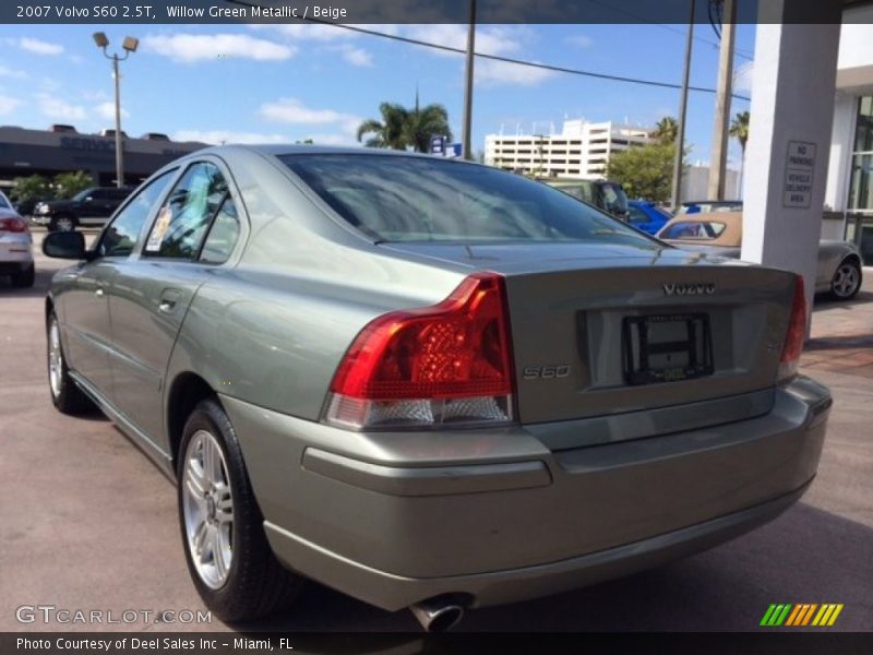 Willow Green Metallic / Beige 2007 Volvo S60 2.5T