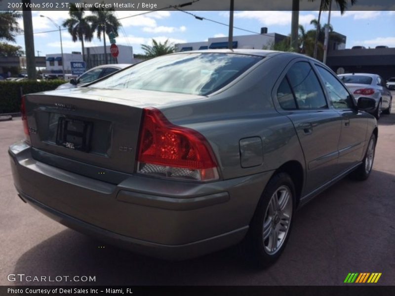 Willow Green Metallic / Beige 2007 Volvo S60 2.5T