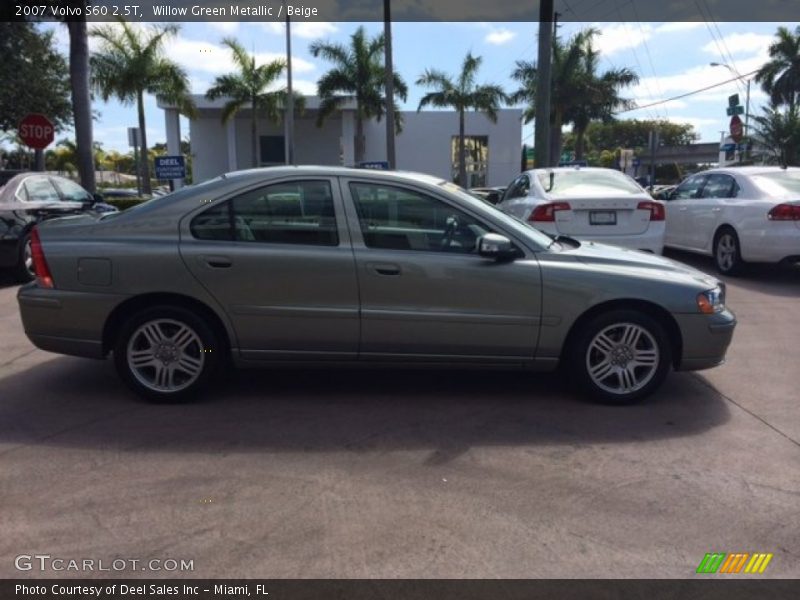 Willow Green Metallic / Beige 2007 Volvo S60 2.5T