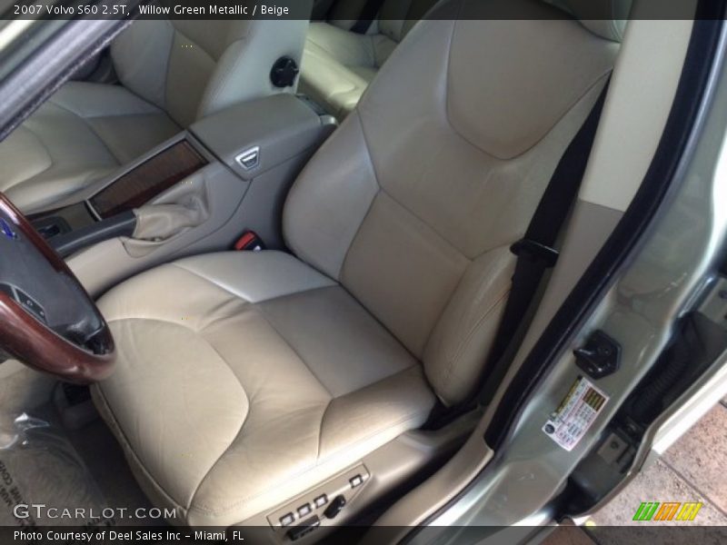 Willow Green Metallic / Beige 2007 Volvo S60 2.5T