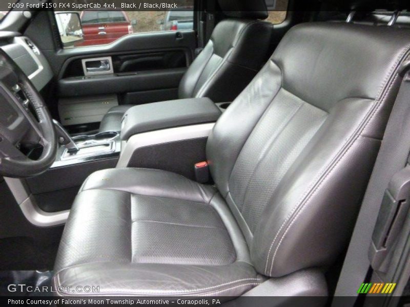 Black / Black/Black 2009 Ford F150 FX4 SuperCab 4x4