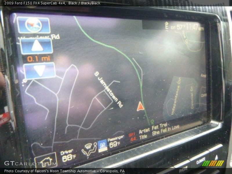 Black / Black/Black 2009 Ford F150 FX4 SuperCab 4x4