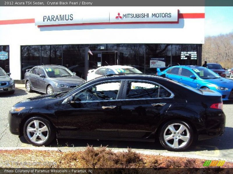 Crystal Black Pearl / Ebony 2012 Acura TSX Sedan