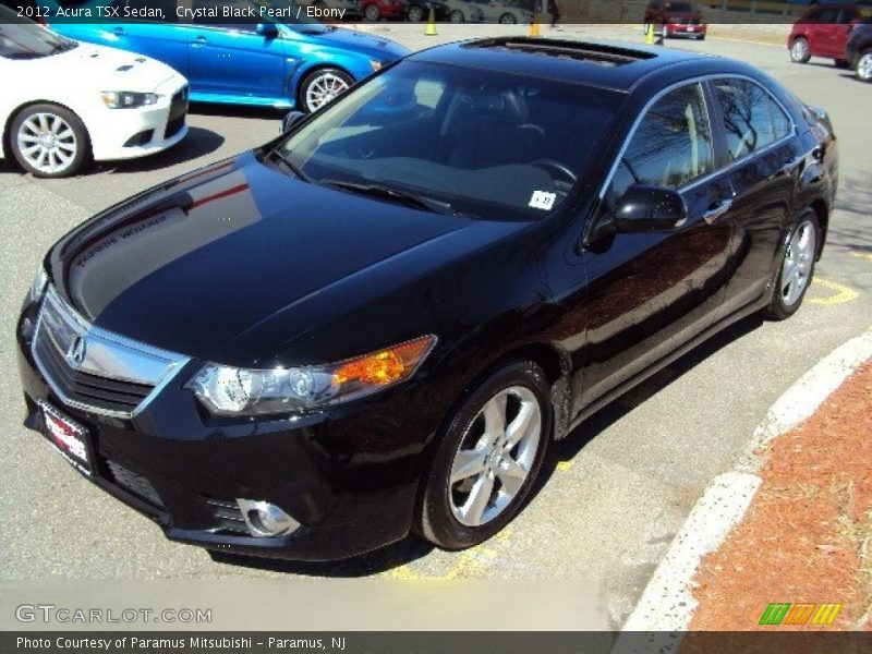 Crystal Black Pearl / Ebony 2012 Acura TSX Sedan