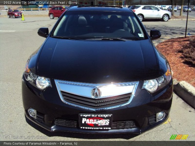 Crystal Black Pearl / Ebony 2012 Acura TSX Sedan