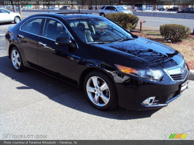 Crystal Black Pearl / Ebony 2012 Acura TSX Sedan