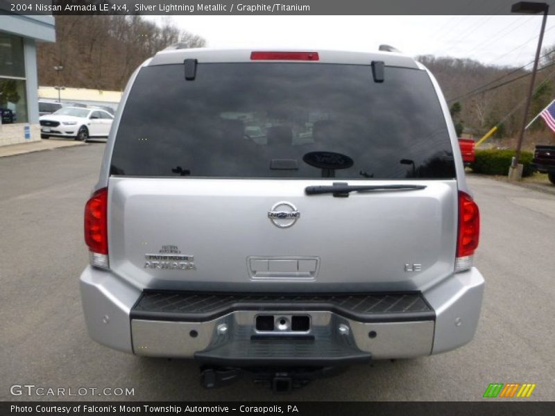 Silver Lightning Metallic / Graphite/Titanium 2004 Nissan Armada LE 4x4