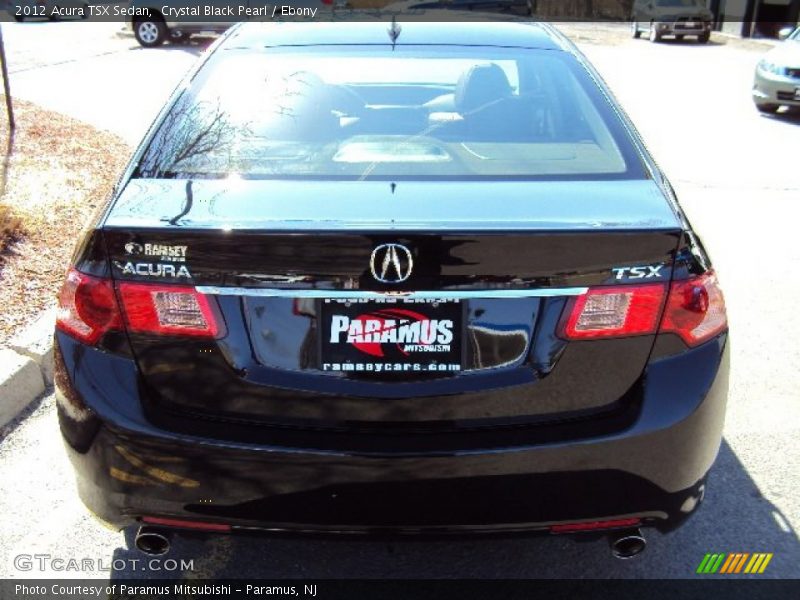 Crystal Black Pearl / Ebony 2012 Acura TSX Sedan