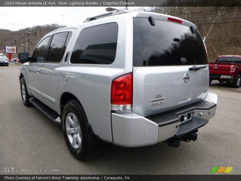 Silver Lightning Metallic / Graphite/Titanium 2004 Nissan Armada LE 4x4
