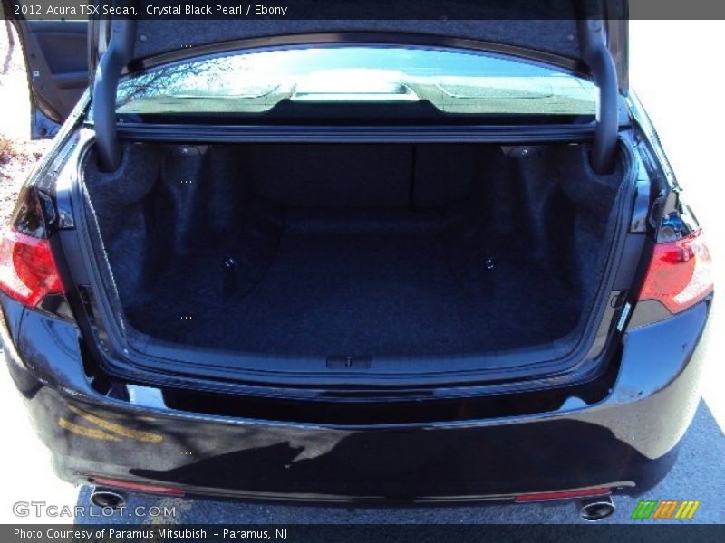 Crystal Black Pearl / Ebony 2012 Acura TSX Sedan