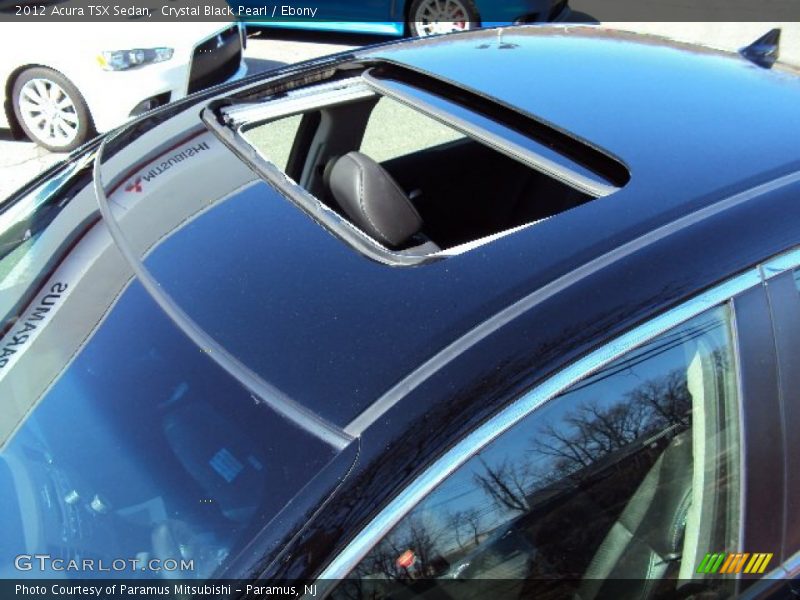 Crystal Black Pearl / Ebony 2012 Acura TSX Sedan