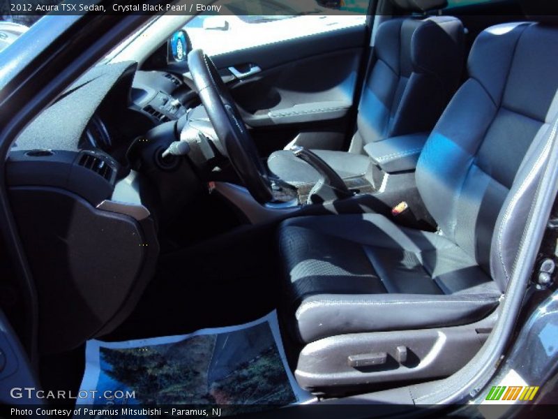 Crystal Black Pearl / Ebony 2012 Acura TSX Sedan