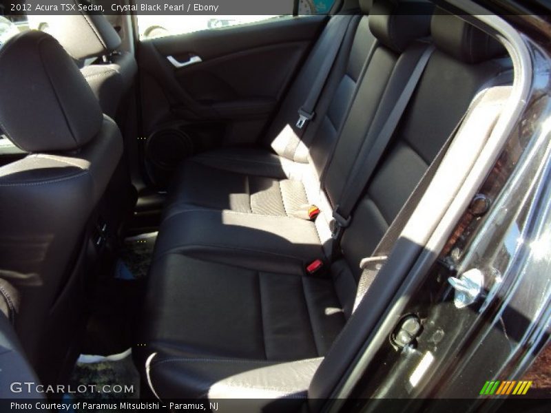 Crystal Black Pearl / Ebony 2012 Acura TSX Sedan