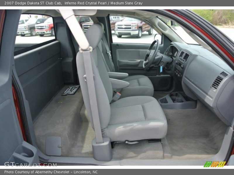 Inferno Red Crystal Pearl / Medium Slate Gray 2007 Dodge Dakota ST Club Cab