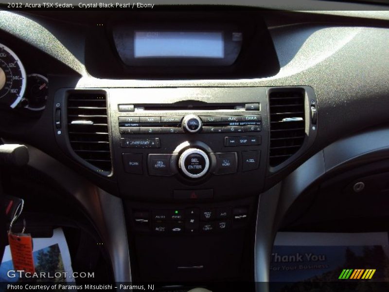 Crystal Black Pearl / Ebony 2012 Acura TSX Sedan