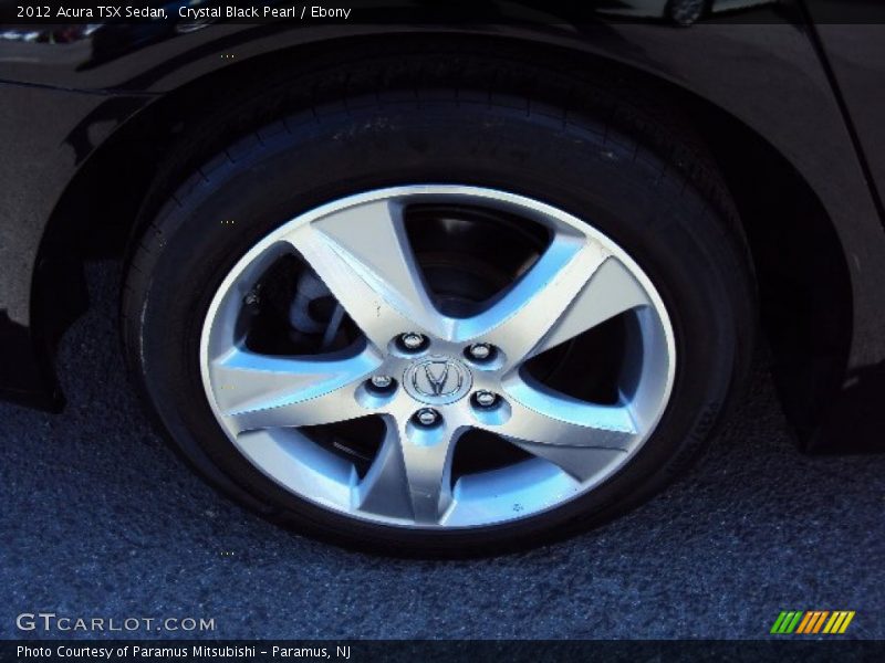 Crystal Black Pearl / Ebony 2012 Acura TSX Sedan