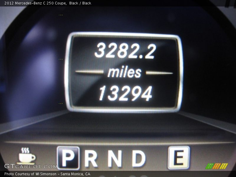 Black / Black 2012 Mercedes-Benz C 250 Coupe