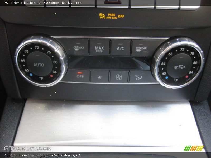 Black / Black 2012 Mercedes-Benz C 250 Coupe