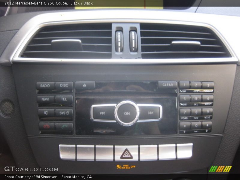 Black / Black 2012 Mercedes-Benz C 250 Coupe