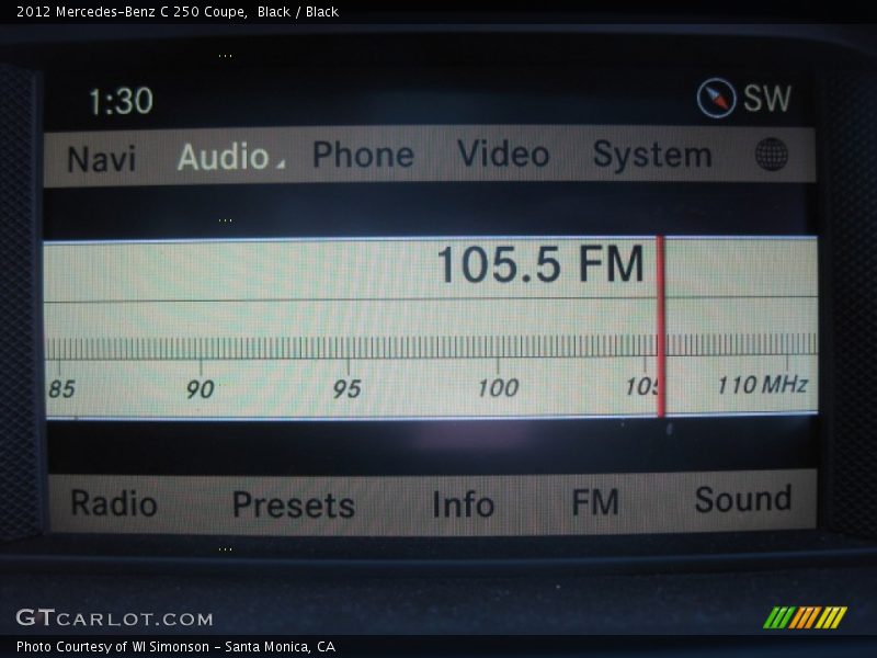 Black / Black 2012 Mercedes-Benz C 250 Coupe