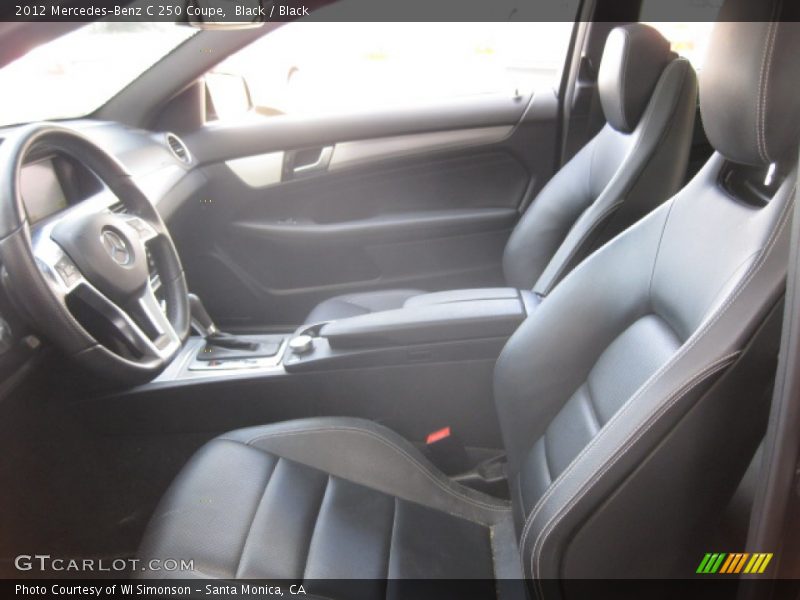 Black / Black 2012 Mercedes-Benz C 250 Coupe