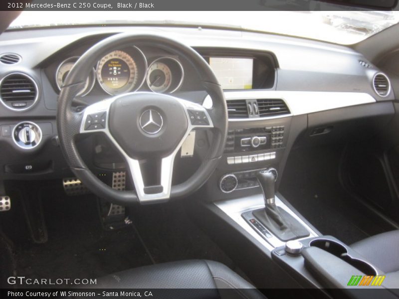 Black / Black 2012 Mercedes-Benz C 250 Coupe