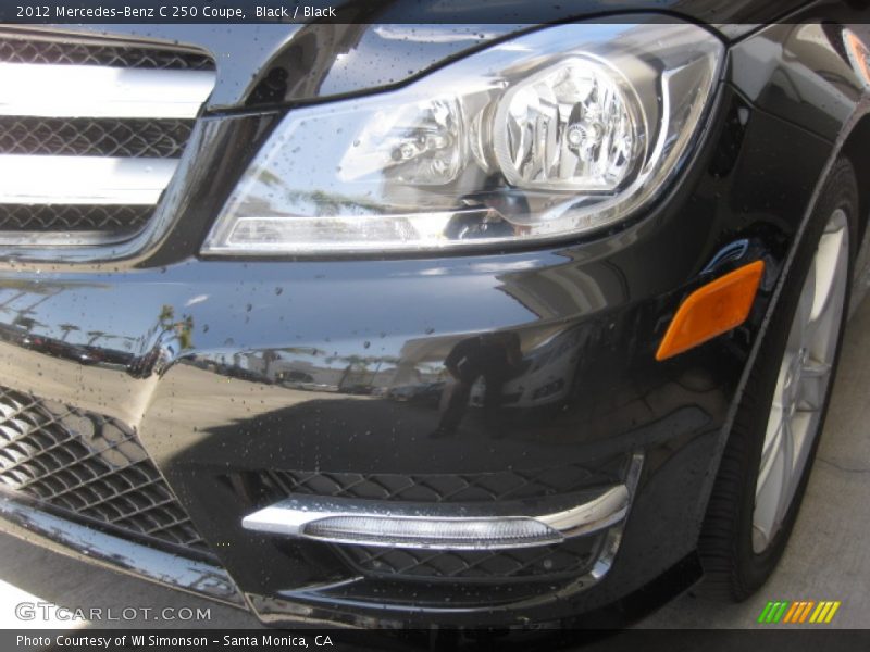 Black / Black 2012 Mercedes-Benz C 250 Coupe