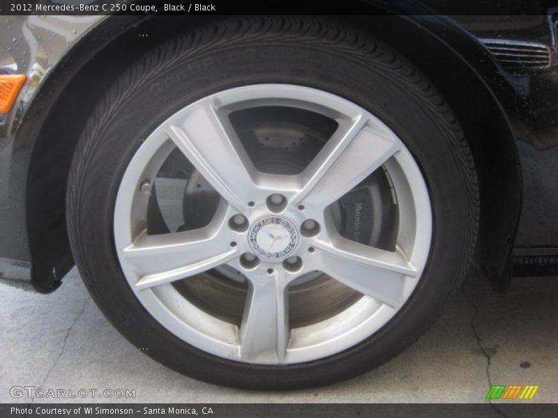 Black / Black 2012 Mercedes-Benz C 250 Coupe