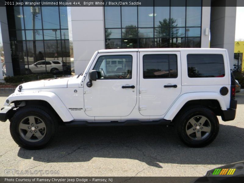 Bright White / Black/Dark Saddle 2011 Jeep Wrangler Unlimited Mojave 4x4
