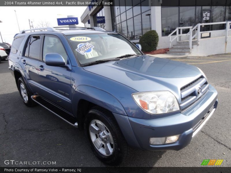Pacific Blue Metallic / Taupe 2004 Toyota 4Runner Limited 4x4